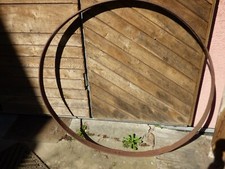 Eisenreifen für alte Holzspeichenräder Deko groß 121,5cm Vintage