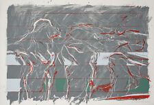 Werner Berges handsigniert nummeriert 33/40 Farbserigraphie/Bütten  80 x 121 cm