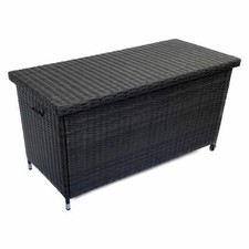 Auflagenbox Polyrattan wasserdicht Gartentruhe Kissenbox Garten Aufbewahrungsbox