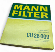 Mann Filter Pollenfilter für Seat Leon Skoda Octavia IV Karoq Audi (CU 26 009)