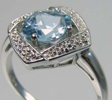 Ring 375 Weissgold Diamant