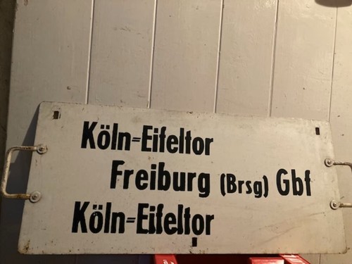 Zuglaufschild zugführschild - zuglaufschild,