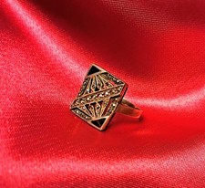 Onyx markasiten ring 925 - onyx,