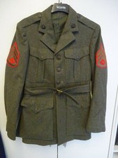 US Marine Corps Jacke Staff Sergeant Original WWII 3/1945 Top Zustand !!