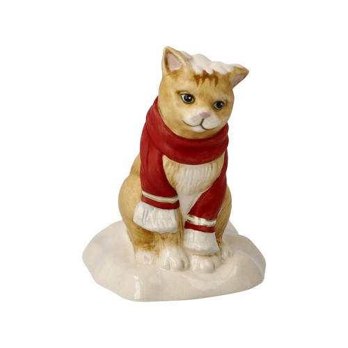 Goebel katze mit schal - katze,