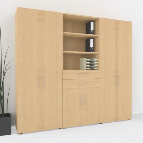 Büro schrankwand 240 breit - 240,