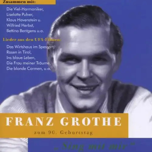 Grothe franz sing - mit, mir