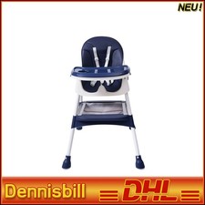 Blau 2-in-1 Hochstuhl für