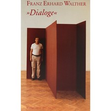 Franz Erhard Walther Plakat Farboffset signiert 1990 Drei Räume Skulptur Dialoge
