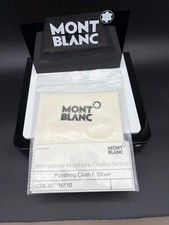 MONTBLANC Silber Putztuch original verpackt Silver polishing Cloth  ID 16110