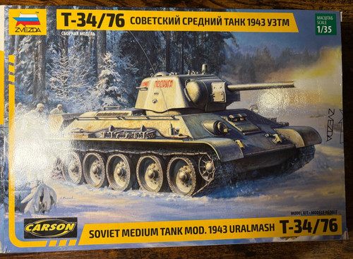 Zvezda 3589 t34 76 soviet - zvezda,