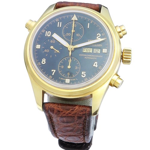 Iwc doppelchronograph gold - doppelchronograph,