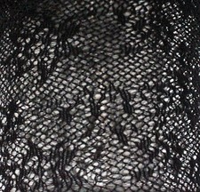 BLUMENMUSTER NETZ STRUMPFHOSE schwarz strapse strümpfe gothic wgt punk xtrax NEU