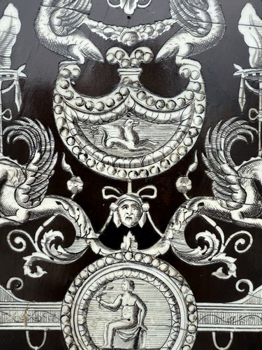 Historismus ebenholz thron - ebenholz,