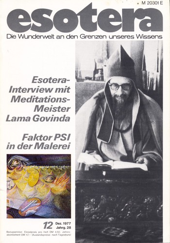 Esotera 1977 wunderwelt - esotera, an