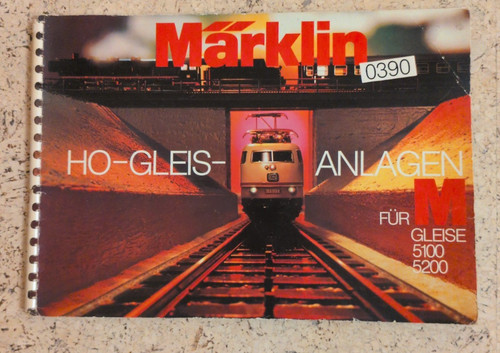 Märklin 0390 gleisplanheft - h0,