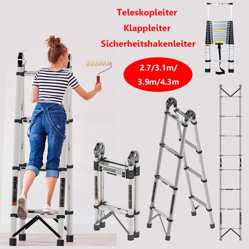 Teleskopleiter anlege - teleskopleiter,