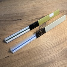 RUMOLD Dreikantmaßstab 30cm, Nr 2 In Holz und Nr. 9 In Kunststoff