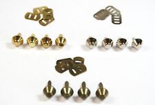 Taschen- & Geldbeutelfüße - Flachboden Handtaschennieten - Silber/Gold/Ant Messing - 8 bis 18 mm