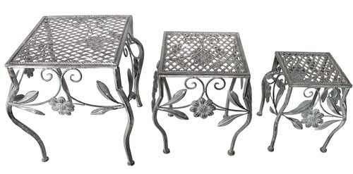 Hocker set 3tlg gartendeko - hocker, 3tlg.