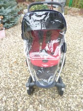 Regenschutz für Buggy-Sitz, Maxi Cosi Plus,hinten länger in Liegeposition