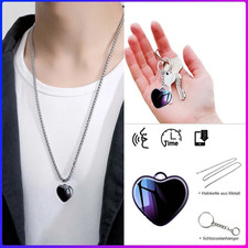 Android Mini Voice Recorder Herzförmige Halskette Aufnahme 8GB