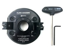 FLURY HW-WPL Schwenkmesserkopf verstellbarer Fasefräser Raster 120x40x30mm Z2