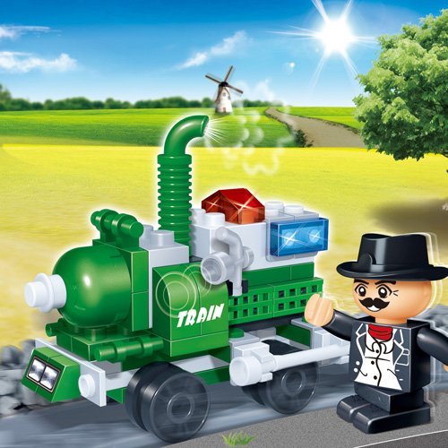Banbao lokomotive steam 8042 - -,