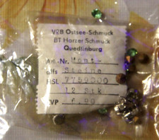 DDR VEB Ostsee Schmuck Bastel steine strasssteine vintage  AK