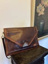 Vintage-Lederhandtasche The
