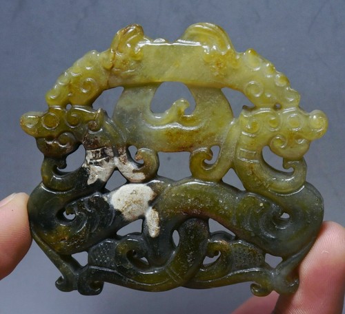 7cm old chinese hetian - old, jade