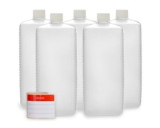 5x Leere Plastikflaschen 1