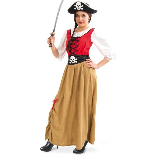 Damenkostüm piratin kleid mit - damenkostüm,