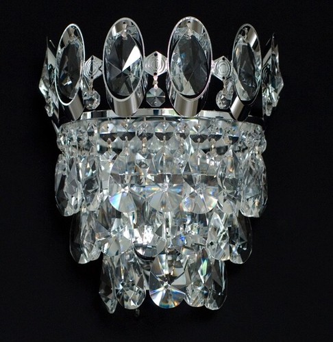 Kristall metall wandlampe - metall, wandlampe(n)