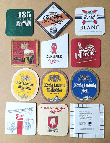 Verschiedene bierdeckel - verschiedene,