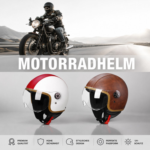 Retro rollerhelm - retro,