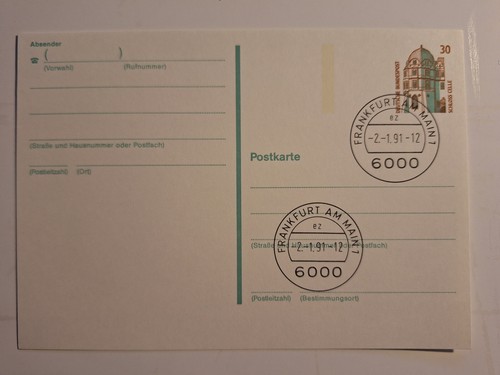 Brd ganzsache michel p147 - ganzsache,,