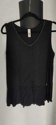 Tredy top schwarz mit vielen - top,