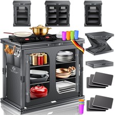 KESSER® Campingküche faltbar Reise & Camping Schrank Outdoor Küchen Box Zubehör