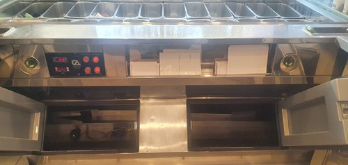 Eisvitrine mit reserve - eisvitrine,