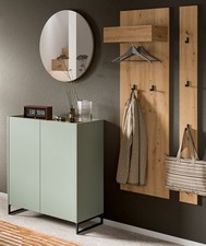 Garderobe Set Salbei Eiche