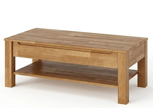 Couchtisch eiche massivholz - couchtisch,