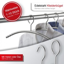 Jackenbügel Blusenbügel Hemdbügel 360° drehbar Edelstahl Kleiderbügel SOTECH