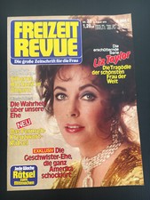 Freizeit Revue 33/1979 LIZ TAYLOR Anita Pallenberg DREWS Aenne Burda MANUELA Udo