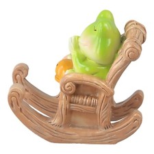 Schaukelstuhl Stil Niedlicher Frosch Ornament Praktisches Mobilger?t Unterst��t