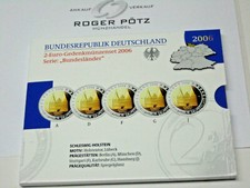 5 x 2 Euro Gedenkmünzen BRD