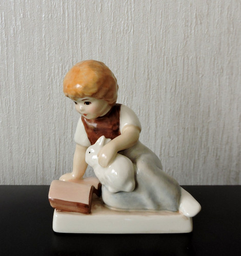 Goebel mädchen mit - mädchen, einem