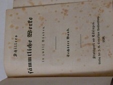SCHILLER SÄMTLICHE WERKE IN