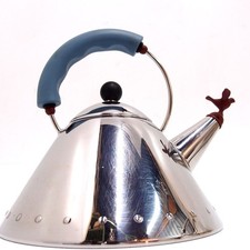 Wasserkessel Alessi Michael Graves Wasserkocher Flöte 2L Memphis Flötenkessel