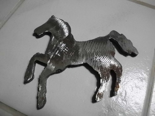 Pferd deko stahl metall - pferd,